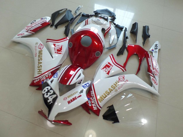 634 Bianco & Rosso 2012-2016 CBR1000RR Carena Moto 634 Bianco & Rosso 2012-2016 CBR1000RR Carena Moto