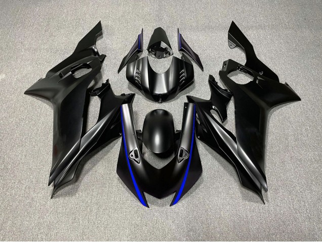 Accenti Neri Opachi & Blu 2017-2021 R6 Carena Moto Accenti Neri Opachi & Blu 2017-2021 R6 Carena Moto