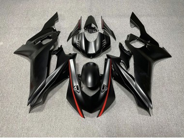 Accenti Neri Opachi & Rossi 2017-2021 R6 Carena Moto
