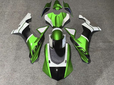 Accenti Verdi & Fibra Di Carbonio 2015-2019 R1 Carena Moto