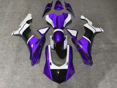 Accenti Viola & Fibra Di Carbonio 2015-2019 R1 Carena Moto