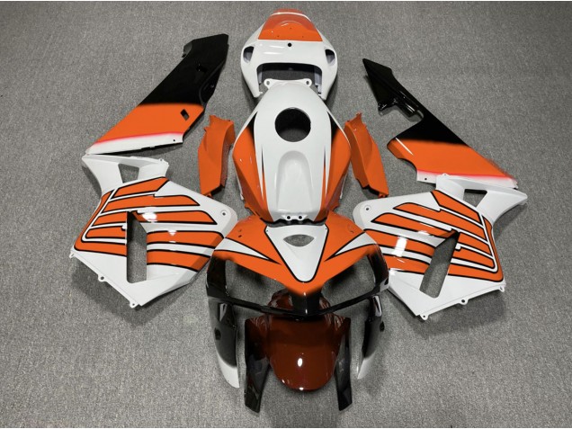 Ali Arancioni & Bianche 2005-2006 CBR600RR Carena Moto Ali Arancioni & Bianche 2005-2006 CBR600RR Carena Moto