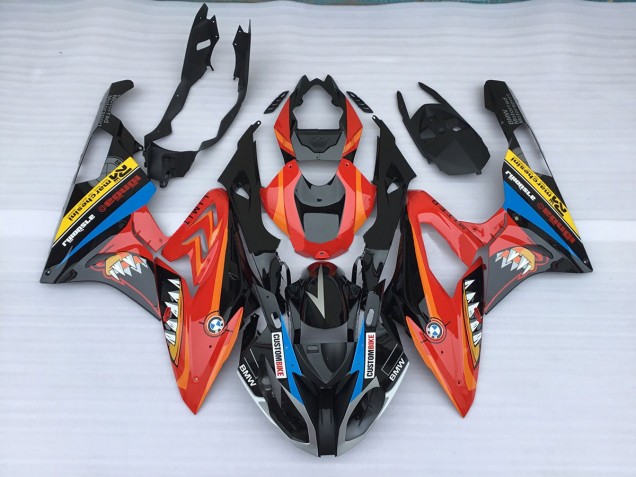 Alien Blu & Bianco 2009-2014 S1000RR Carena Moto Alien Blu & Bianco 2009-2014 S1000RR Carena Moto