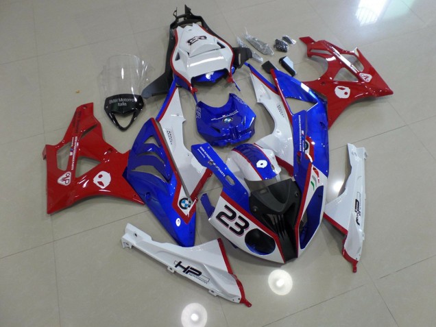 Alieno Blu & Bianco 2009-2014 S1000RR Carena Moto Alieno Blu & Bianco 2009-2014 S1000RR Carena Moto
