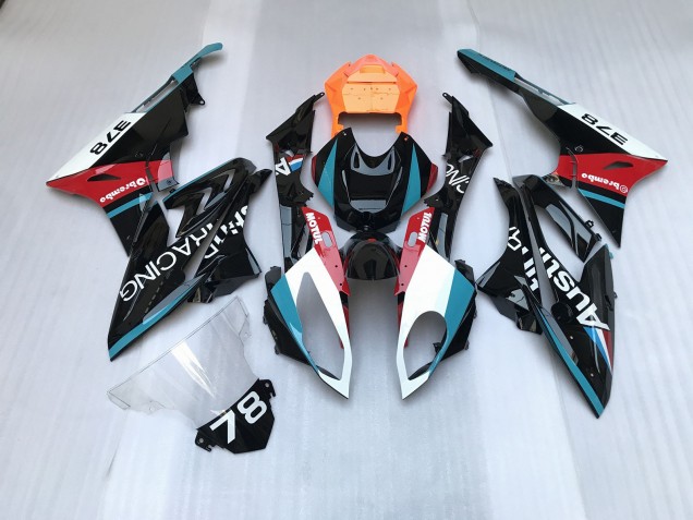 Alieno Blu & Bianco 2009-2014 S1000RR Carena Moto Alieno Blu & Bianco 2009-2014 S1000RR Carena Moto