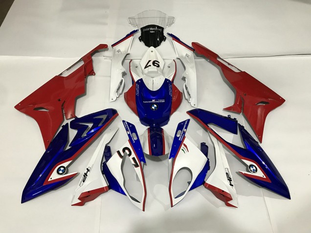 Alieno Blu & Bianco 2009-2014 S1000RR Carena Moto Alieno Blu & Bianco 2009-2014 S1000RR Carena Moto
