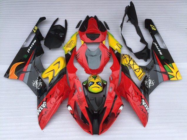 Alieno Blu & Bianco 2009-2014 S1000RR Carena Moto Alieno Blu & Bianco 2009-2014 S1000RR Carena Moto