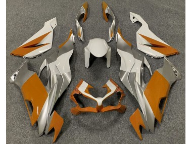 Arancio Bianco & Argento 2019-2023 ZX6R Carena Moto