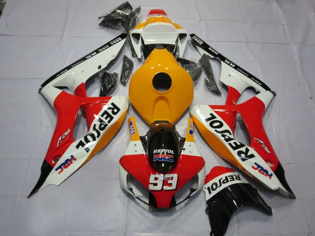Arancio Chiaro Bianco Repsol 2006-2007 CBR1000RR Carena Moto Arancio Chiaro Bianco Repsol 2006-2007 CBR1000RR Carena Moto