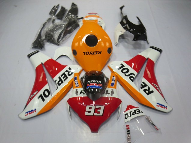 Arancio Chiaro Repsol 93 2008-2011 CBR1000RR Carena Moto Arancio Chiaro Repsol 93 2008-2011 CBR1000RR Carena Moto