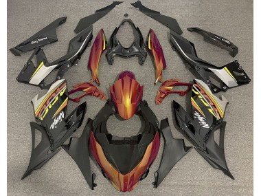 Arancio & Grigio Liquidi 2018-2023 Ninja 400 Carena Moto