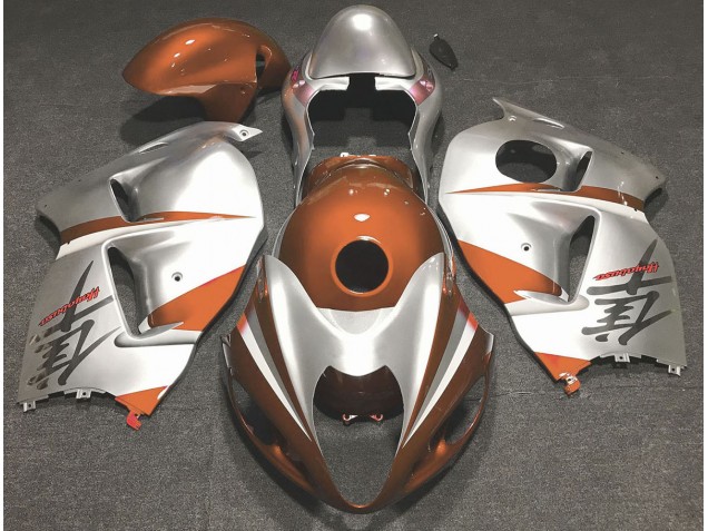 Arancio Lucido & Argento 1997-2007 GSXR 1300 Carena Moto Arancio Lucido & Argento 1997-2007 GSXR 1300 Carena Moto