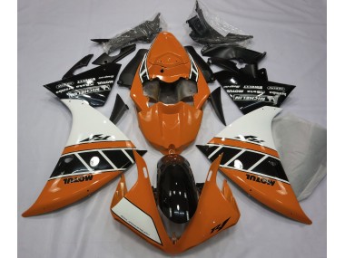 Arancio Lucido Bianco & Nero 2012-2014 R1 Carena Moto