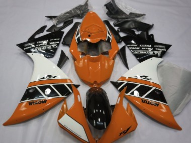 Arancio Lucido Bianco & Nero 2012-2014 R1 Carena Moto