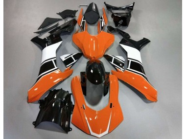Arancio Lucido Bianco & Nero 2015-2019 R1 Carena Moto