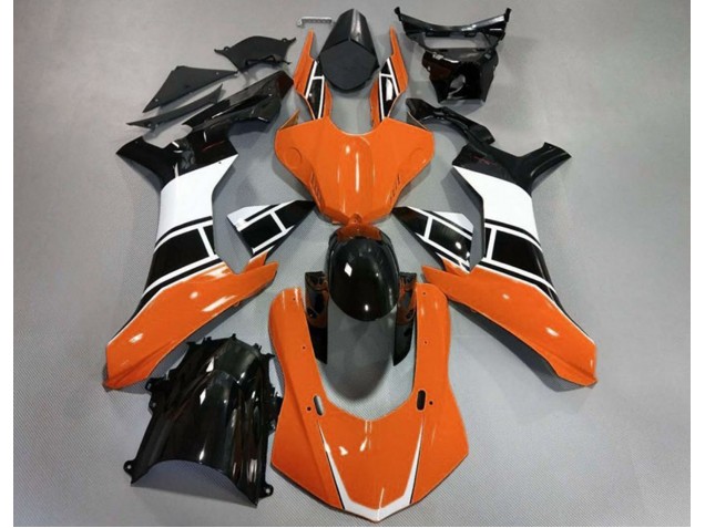 Arancio Lucido Bianco & Nero 2015-2019 R1 Carena Moto Arancio Lucido Bianco & Nero 2015-2019 R1 Carena Moto