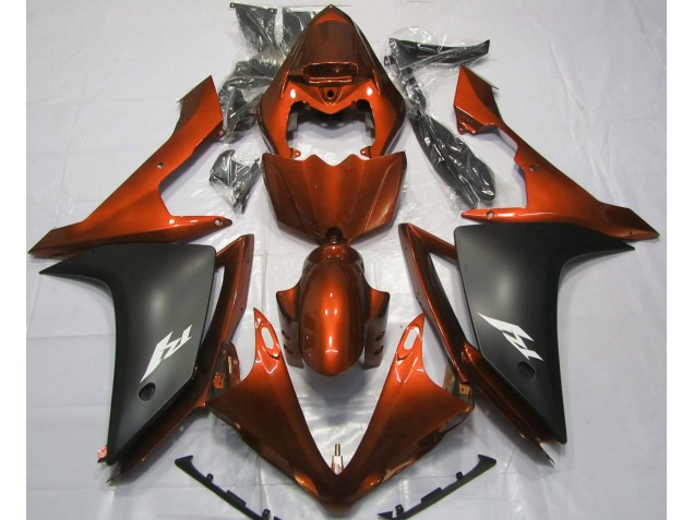 Arancio Lucido & Nero 2007-2008 R1 Carena Moto Arancio Lucido & Nero 2007-2008 R1 Carena Moto