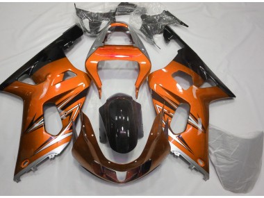 Arancione & Argento 2001-2003 GSXR 600-750 Carena Moto