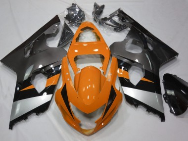 Arancione & Argento 2004-2005 GSXR 600-750 Carena Moto
