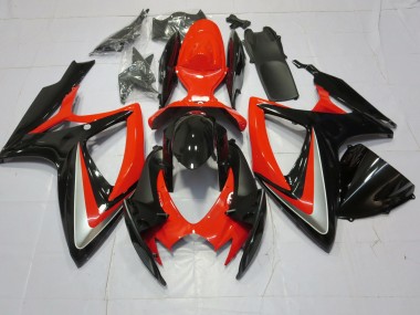 Arancione Argento & Nero 2006-2007 GSXR 600-750 Carena Moto