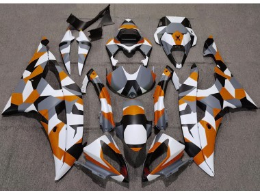 Arancione Camo Tinta Unita 2008-2016 R6 Carena Moto