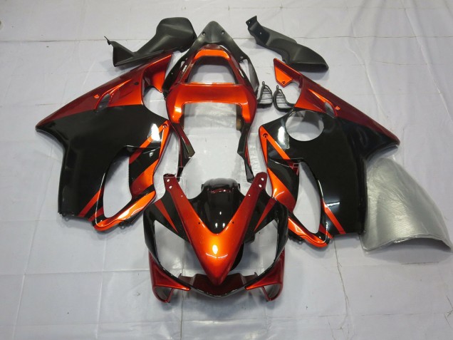 Arancione Intenso & Nero 2001-2003 CBR600 F4i Carena Moto Arancione Intenso & Nero 2001-2003 CBR600 F4i Carena Moto