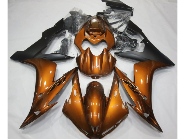 Arancione Lucido & Nero 2004-2006 R1 Carena Moto Arancione Lucido & Nero 2004-2006 R1 Carena Moto