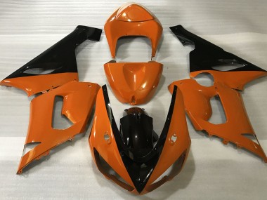 Arancione Lucido & Nero 2005-2006 ZX6R Carena Moto