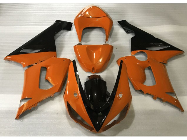 Arancione Lucido & Nero 2005-2006 ZX6R Carena Moto Arancione Lucido & Nero 2005-2006 ZX6R Carena Moto