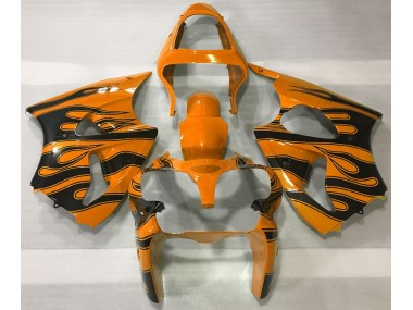 Arancione & Nero Fiamma 2000-2002 ZX6R Carena Moto