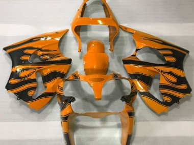 Arancione & Nero Fiamma 2000-2002 ZX6R Carena Moto