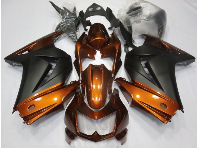 Arancione & Nero Opaco 2008-2012 Ninja 250 Carena Moto Arancione & Nero Opaco 2008-2012 Ninja 250 Carena Moto