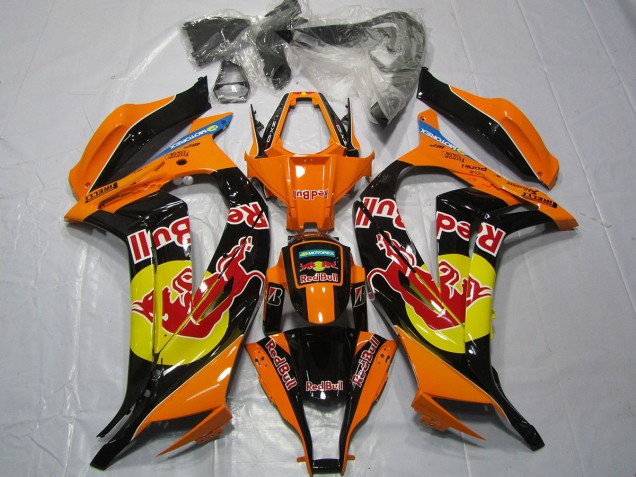 Arancione Rosso Toro 2011-2015 ZX10R Carena Moto Arancione Rosso Toro 2011-2015 ZX10R Carena Moto