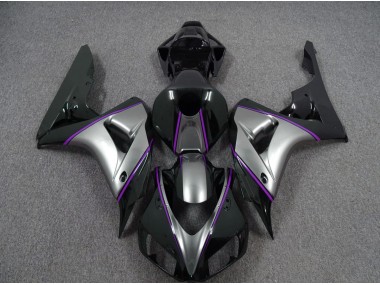 Argento Con Striscia Viola Scuro 2006-2007 CBR1000RR Carena Moto
