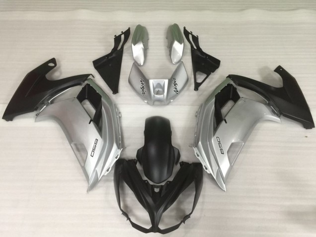 Argento & Nero 2012-2016 Ninja 650R Carena Moto Argento & Nero 2012-2016 Ninja 650R Carena Moto