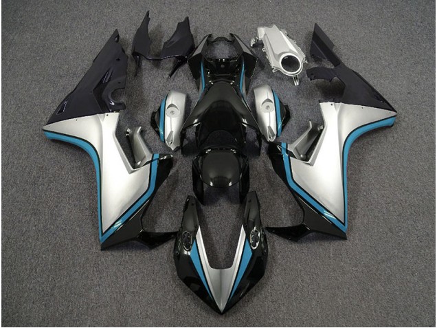 Argento Nero & Azzurro 2017-2023 CBR1000RR Carena Moto Argento Nero & Azzurro 2017-2023 CBR1000RR Carena Moto