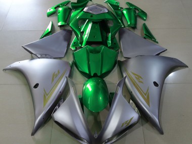 Argento Opaco & Verde 2009-2011 R1 Carena Moto