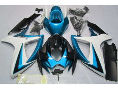 Azzurro & Bianco 2006-2007 GSXR 600-750 Carena Moto
