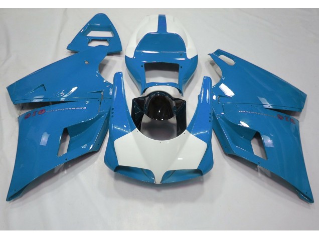 Azzurro & Bianco Lucidi 1993-2005 Ducati 996 748 916 998 Carena Moto Azzurro & Bianco Lucidi 1993-2005 Ducati 996 748 916 998 Carena Moto