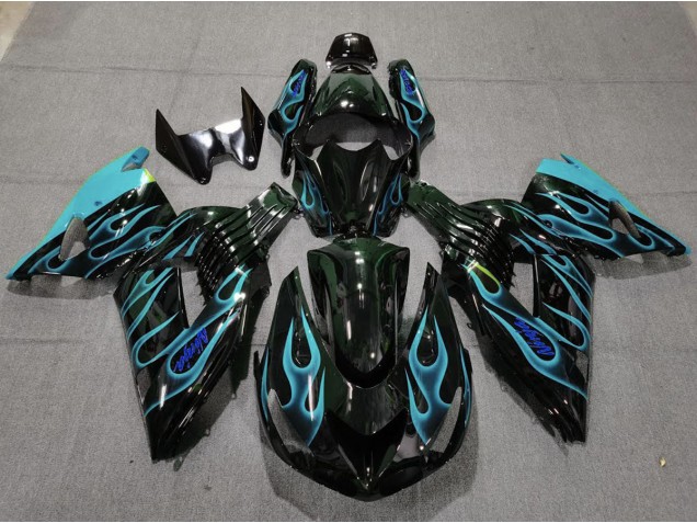 Azzurro Fiamma 2006-2011 ZX14R Carena Moto