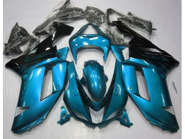 Azzurro Lucido & Nero 2007-2008 ZX6R Carena Moto