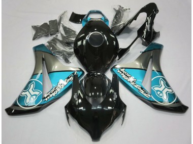 Azzurro Su Nero Personalizzato 2008-2011 CBR1000RR Carena Moto