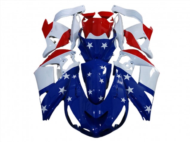 Bandiera Americana 2006-2011 ZX14R Carena Moto Bandiera Americana 2006-2011 ZX14R Carena Moto