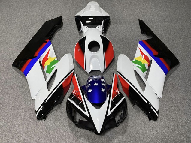 Bandiera Rossa & Blu 2004-2005 CBR1000RR Carena Moto Bandiera Rossa & Blu 2004-2005 CBR1000RR Carena Moto