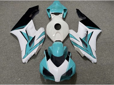 Bianco Ciano & Nero Lucido 2004-2005 CBR1000RR Carena Moto