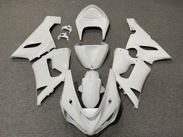 Bianco Lucido 2005-2006 ZX6R Carena Moto Bianco Lucido 2005-2006 ZX6R Carena Moto