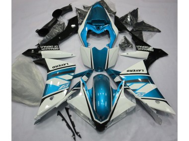 Bianco Lucido & Azzurro 2007-2008 R1 Carena Moto