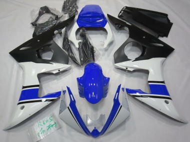 Bianco Lucido & Blu 2003-2004 R6 Carena Moto