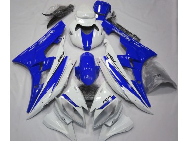 Bianco Lucido & Blu 2006-2007 R6 Carena Moto