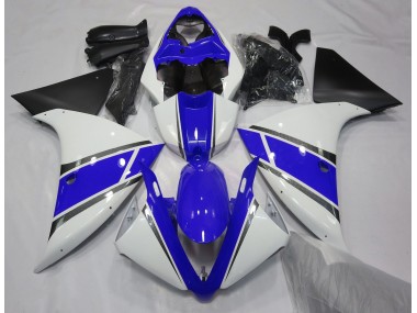 Bianco Lucido & Blu 2009-2011 R1 Carena Moto